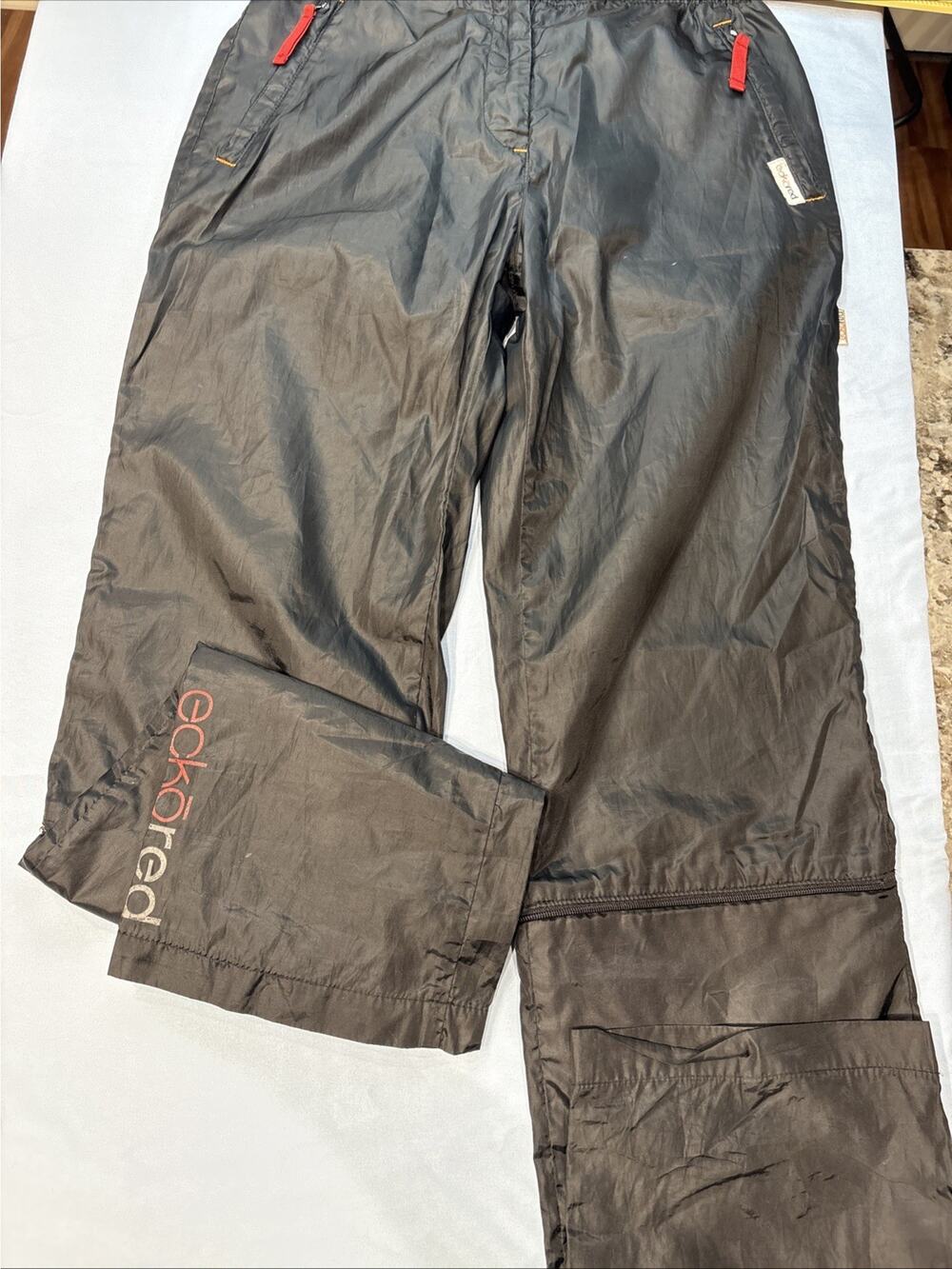 Y2K Echo Unltd. Boys Medium Nylon Windbreaker Track Pants Baggy